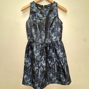 Sugarhill Boutique-Stylish Blue Patterned Mini Dress